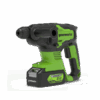 Перфоратор аккумуляторный GREENWORKS GD24SDS2 1000 об/мин, 4500уд/мин, 1АКБ