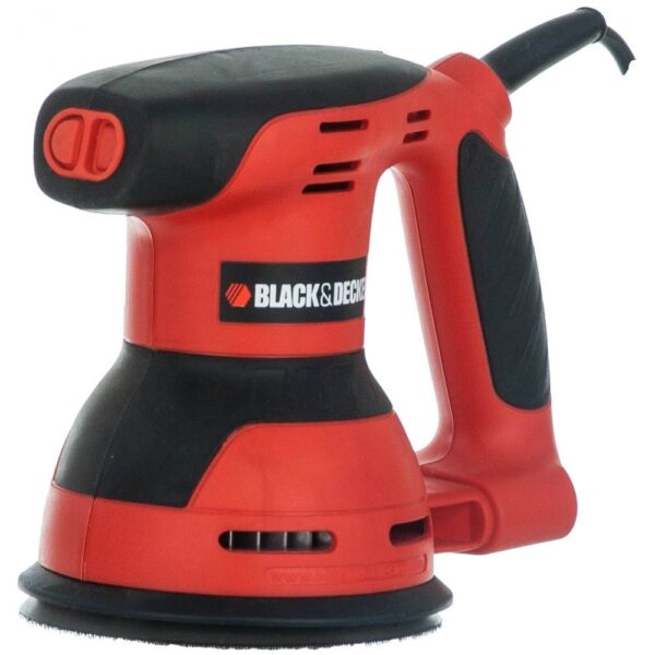 Машина орбитально-шлифовальная (ОШМ) BLACK+DECKER KA198, 260Вт, 125 мм, 26000 об.мин