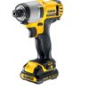 Дрель-шуруповерт аккумуляторный ударный DEWALT DCF815D2  10,8В, 2х2Ач, 107Нм