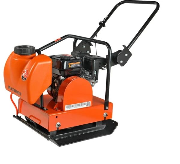 Виброплита PATRIOT VT-120LB 6,5л/с, 30кН, 600х480мм, 100кг