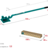 Арматурогиб ручной KRAFTOOL 16PT , на подшипнике, плавный гиб (23306)