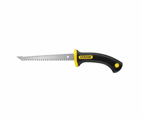 Ножовка по гипсокартону выкружная мини STAYER 150мм Professional(2-15170)