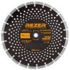 Диск алмазный по бетону REZER STANDART 400х25,4/20x27T сегментный сухой/мокрый рез