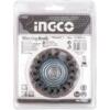 Щетка-крацевка с гайкой INGCO WB20751 75мм