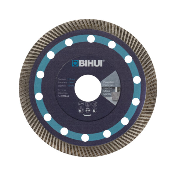 Диск алмазный по керамограниту BIHUI SUPER THIN TURBO 125мм (DCBN5)