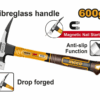 Молоток кровельщика INGCO HCH81060 с фиберглассовой рукояткой, 600г