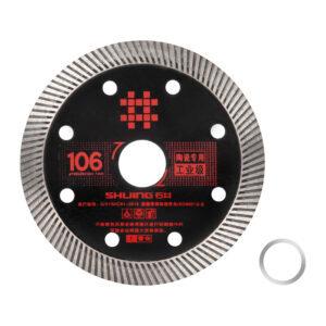 Диск алмазный по керамограниту SHIJING BLACK Industrial 106мм (1445)