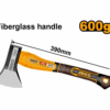 Топор плотницкий INGCO HAX081600 с фиберглассовой рукояткой, 600г