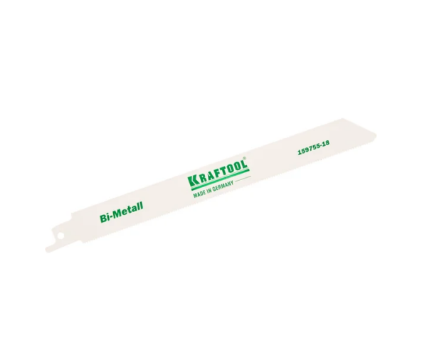Полотно пильное для сабельной пилы KRAFTOOL S1122EF, по металлу, Bi-Met,1.4 мм, 180 мм (159755-18)