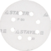 Круг шлифовальный на липучке STAYER MASTER 125 мм, P60, 8 отверстий, 5 шт. (35452-125-060)