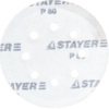 Круг шлифовальный на липучке STAYER MASTER 125 мм, P80, 8 отверстий, 5 шт. (35452-125-080)