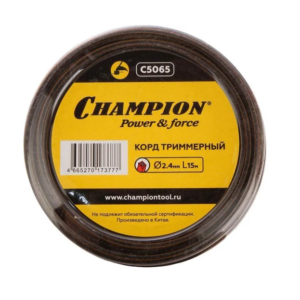 Леска для триммера CHAMPION Nulplus Square 2.4x15 м (квадрат) (C5065)