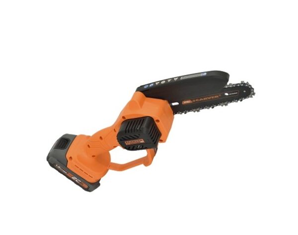 Пила цепная аккумуляторная CARVER CHS 01B20A/1.5-2 20В, 250Вт, 15см, 2АКБ, 1,5Ач
