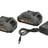 Пила цепная аккумуляторная CARVER CHS 01B20A/1.5-2 20В, 250Вт, 15см, 2АКБ, 1,5Ач