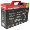 Дрель-шуруповерт аккумуляторный PROFIPOWER BL-161C 16B, 40Нм, 2АКБ, 2Ач, Б/Щ, кейс + 4 насад (E0249)