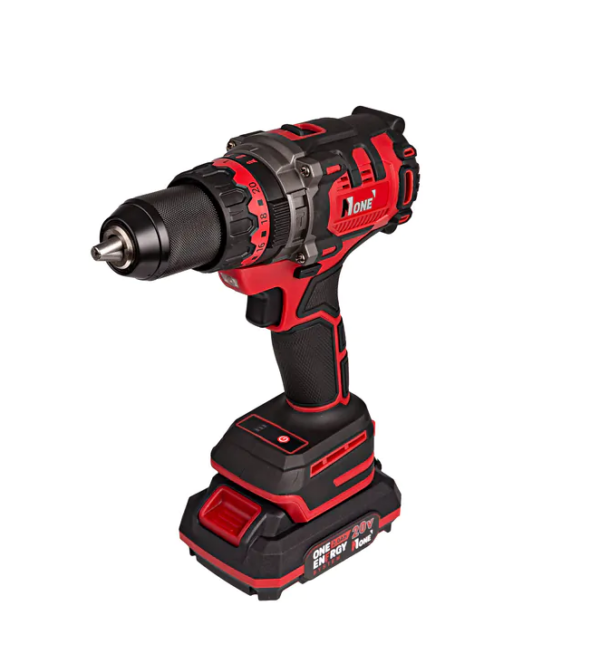 Дрель-шуруповерт аккумуляторный NUMBER ONE CDI20/2.0-IN-PRO-BR-S 20В, 40Нм, 2,0Ач, 150Нм, 2АКБ, кейс
